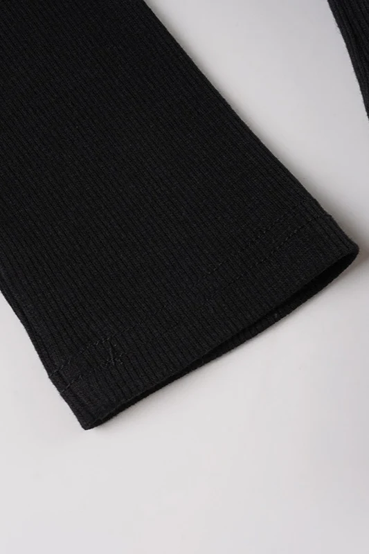 Slim Fit V-Neck Knit Top - Image 7
