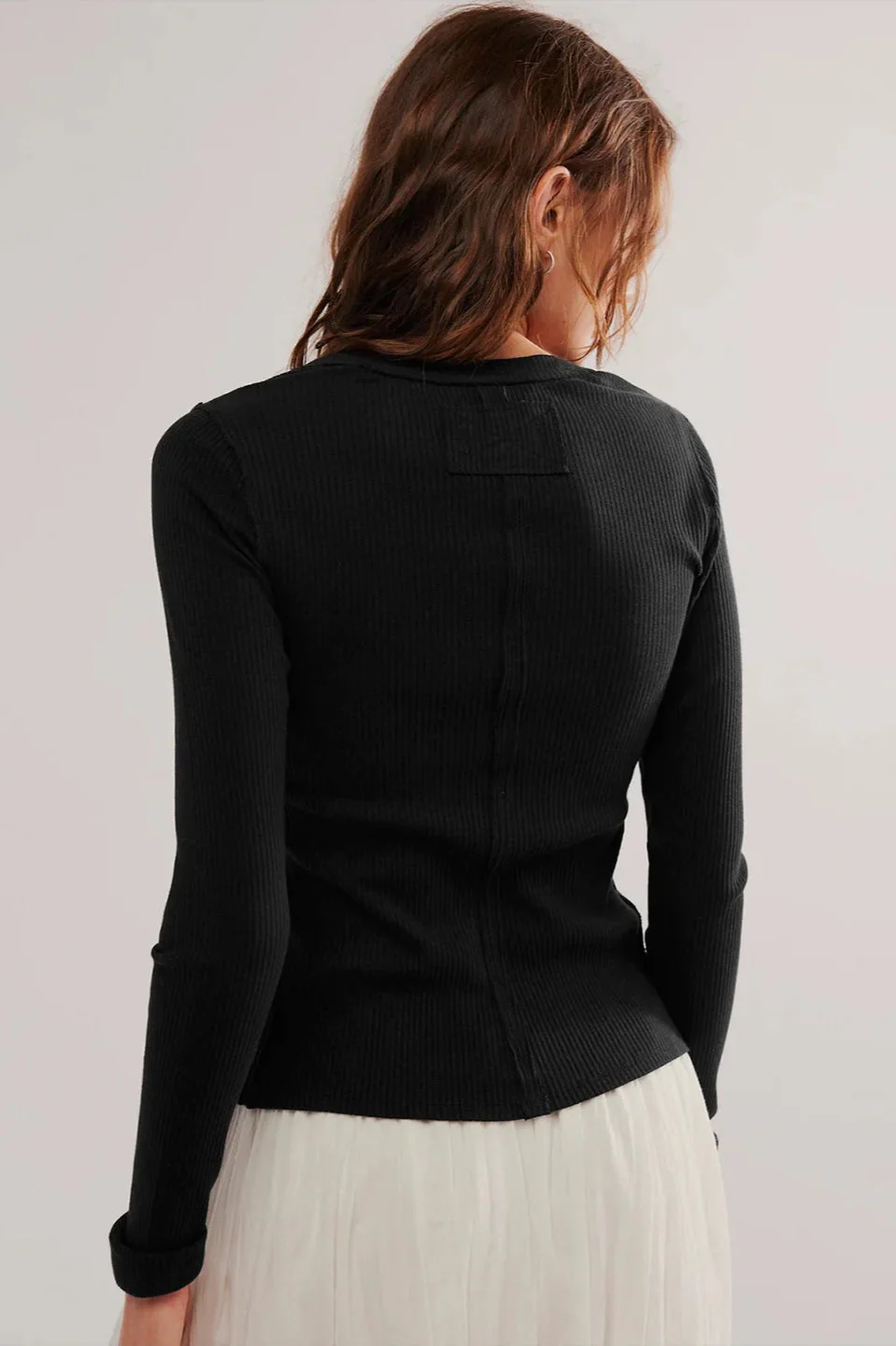 Slim Long Sleeve Ribbed Cardigan - Image 14