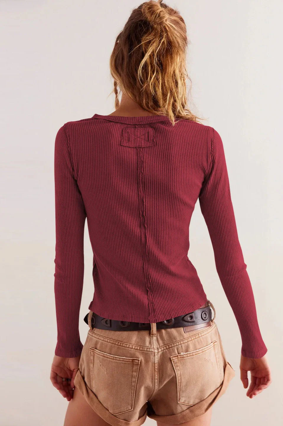 Slim Long Sleeve Ribbed Cardigan - Image 17