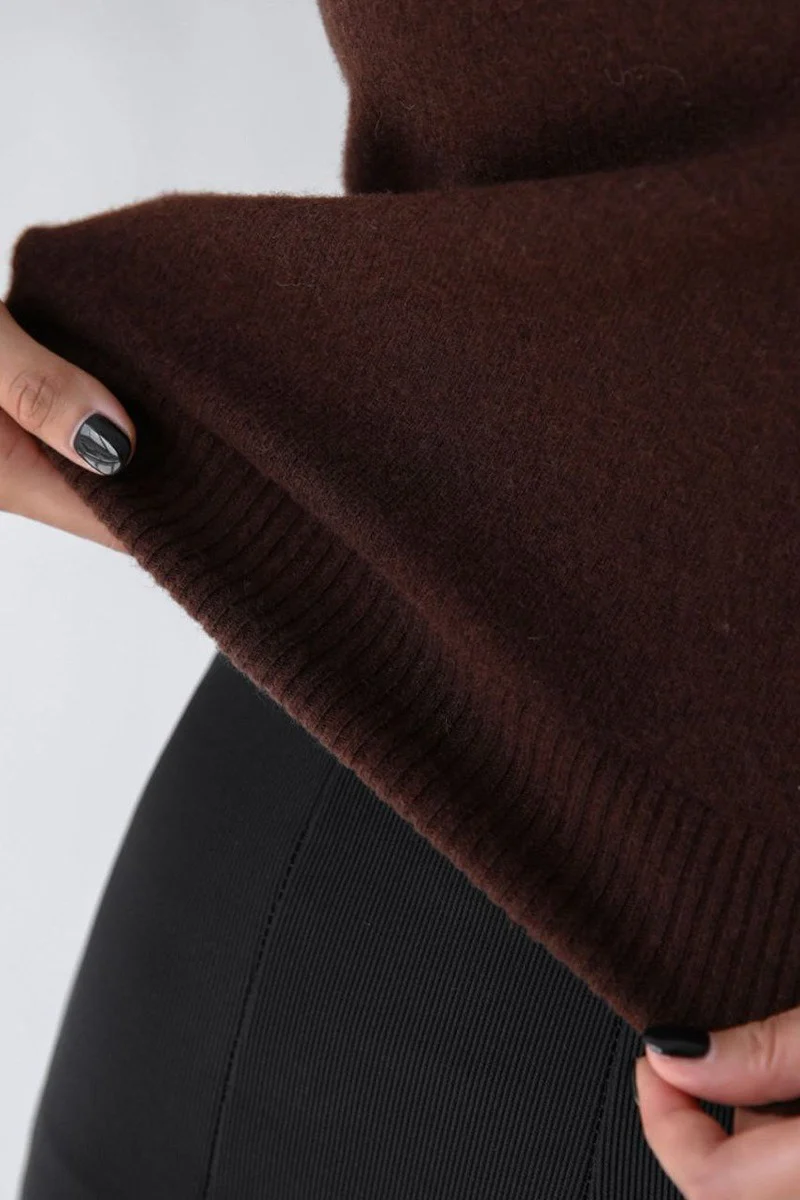 Slim Turtleneck Knit Top - Image 15