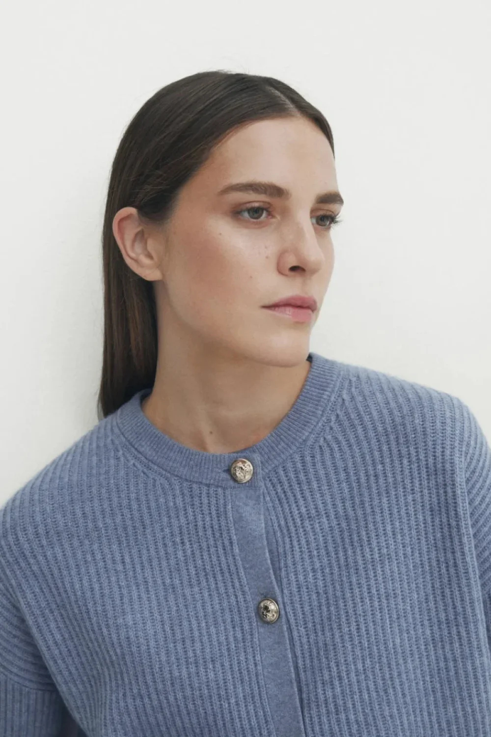 Soft Knit Tweed Style Cardigan - Image 3