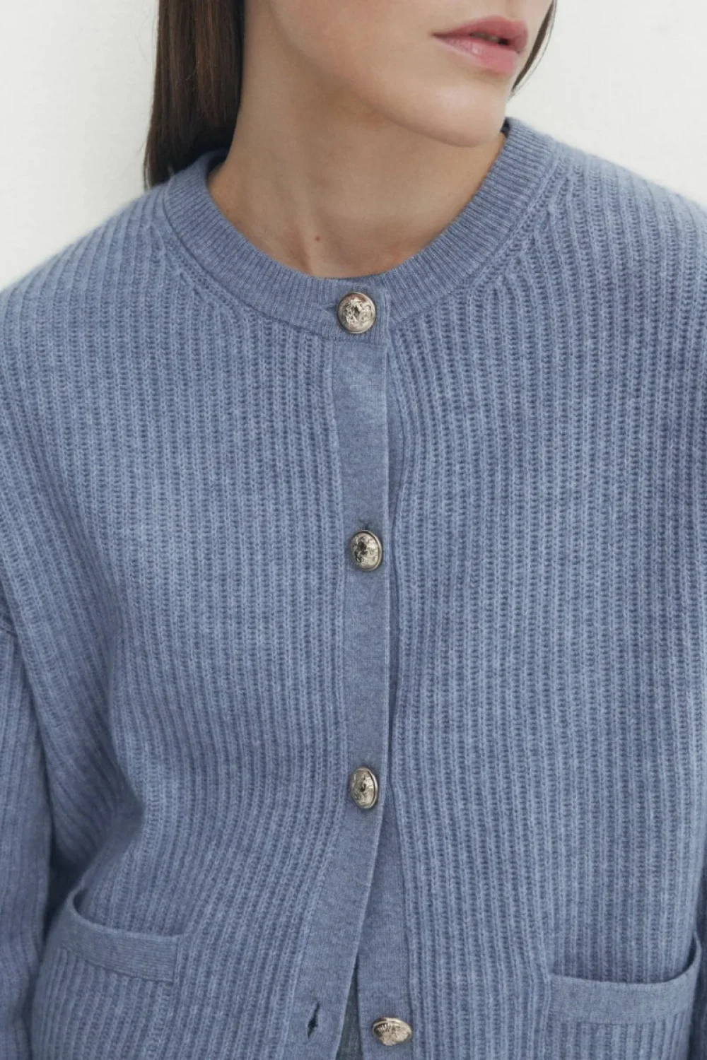 Soft Knit Tweed Style Cardigan - Image 4
