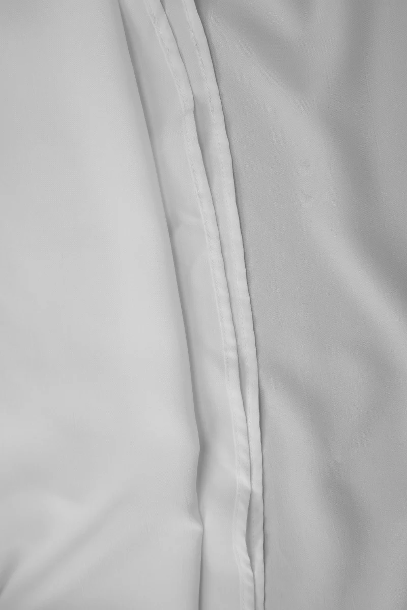 Solid Color Deep V Ruched A Line Maxi Dress - Image 9