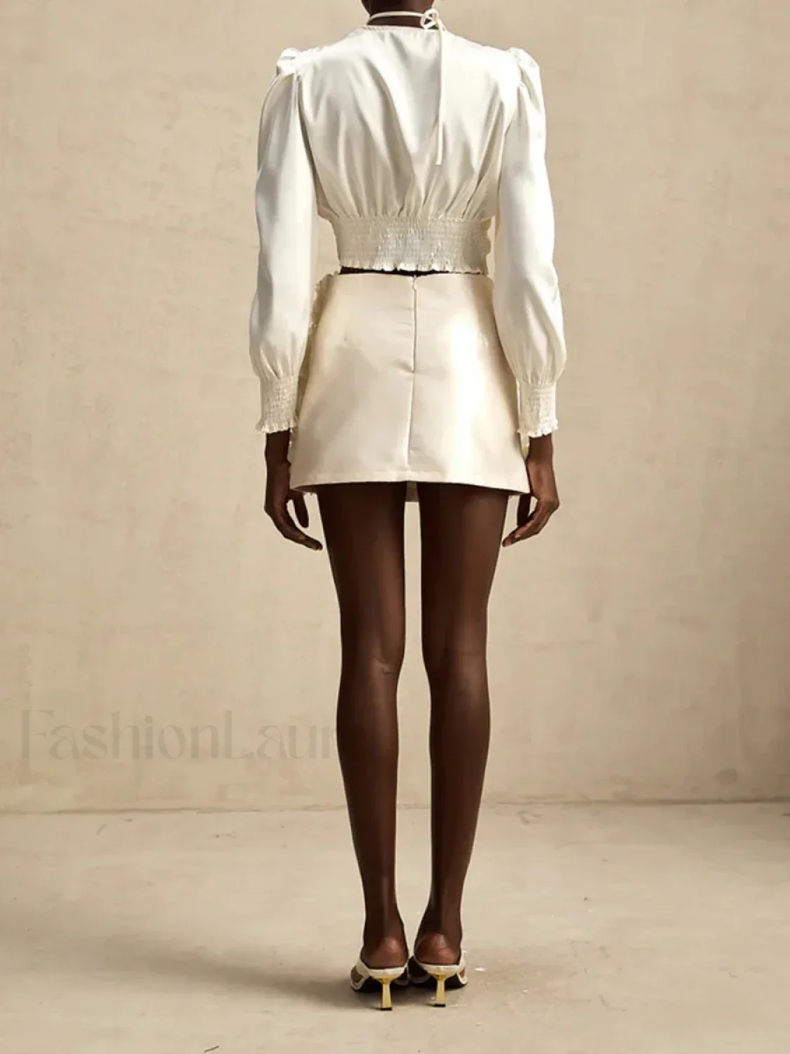 Spliced Appliques Party Skirt - Image 12