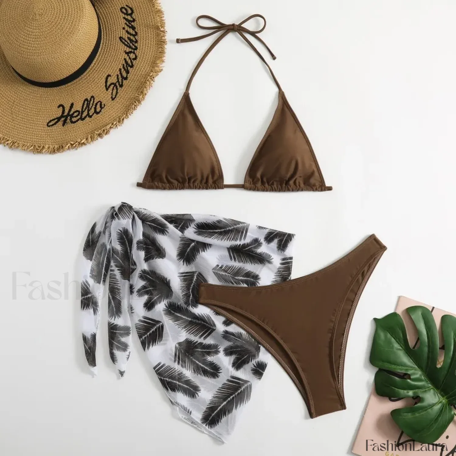 Split Classic Print Three Piece Set - Image 5