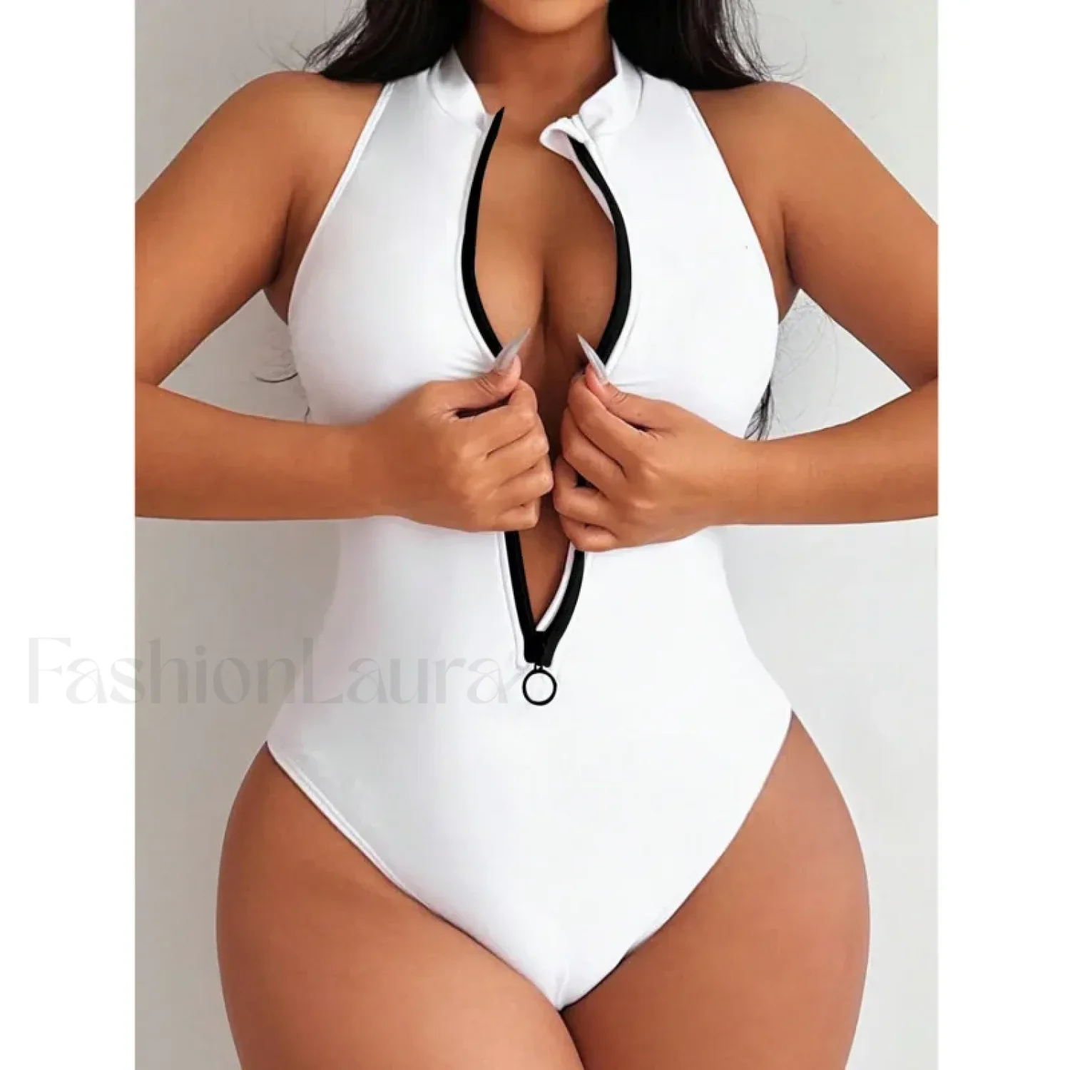 Sports Push Up Closed Swim One Piece - Image 11