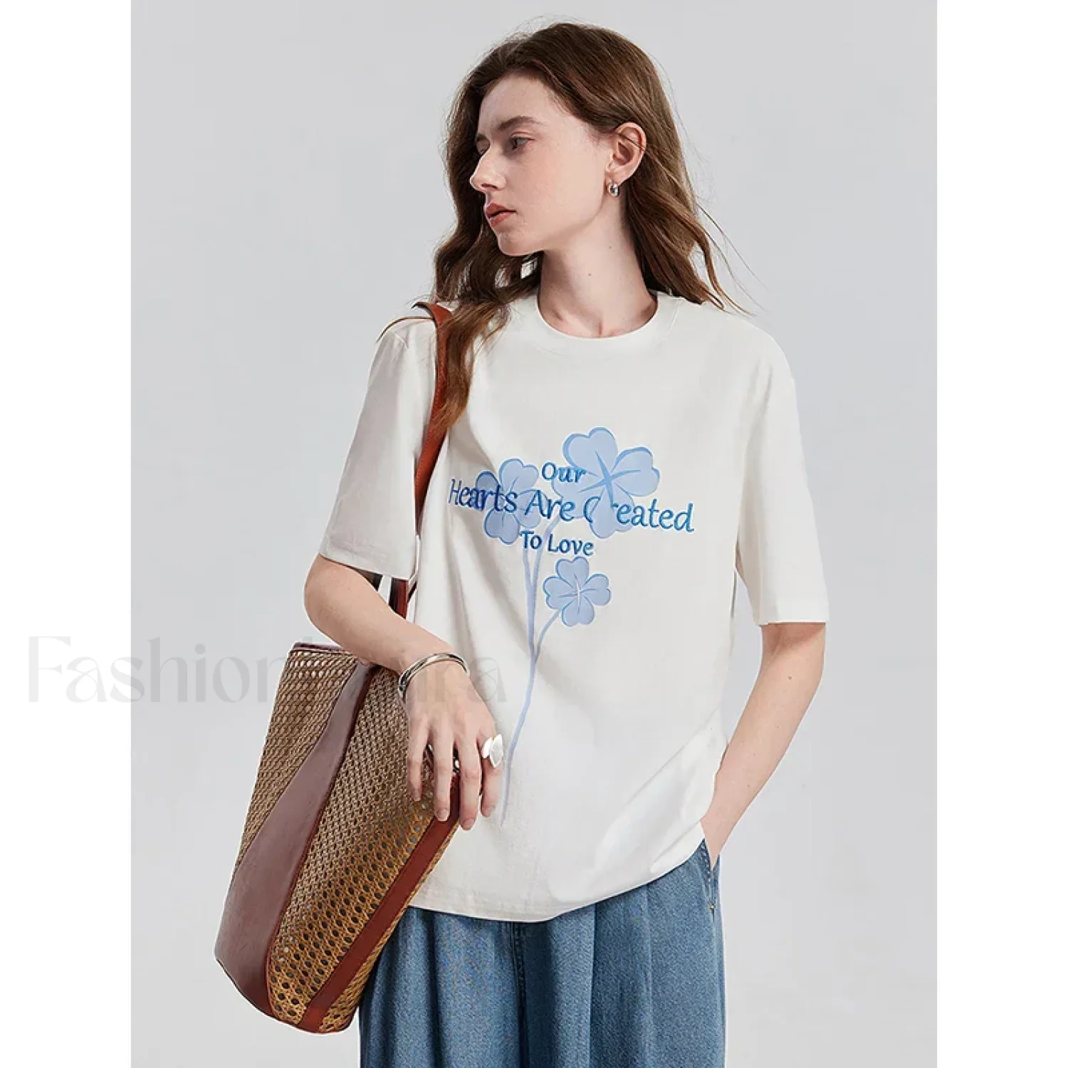 Spring New Casual Loose Cotton T-Shirt - Image 8