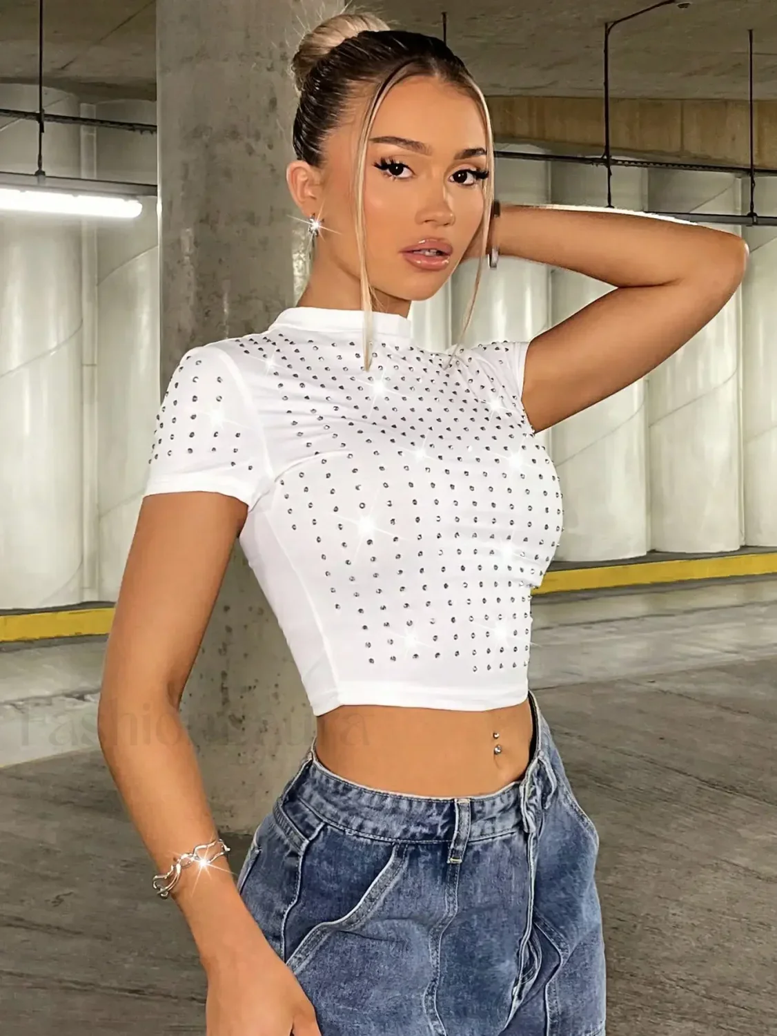 Spring Summer Sweet Spice Girl Slimming Crop Top - Image 6
