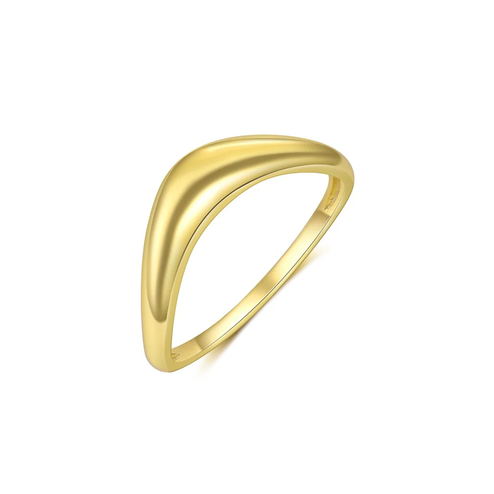 Sterling Silver Square Geometric Zirconia Ring - Image 12