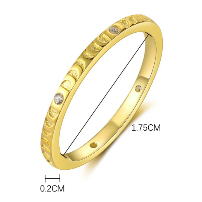 Sterling Silver Square Geometric Zirconia Ring - Image 17