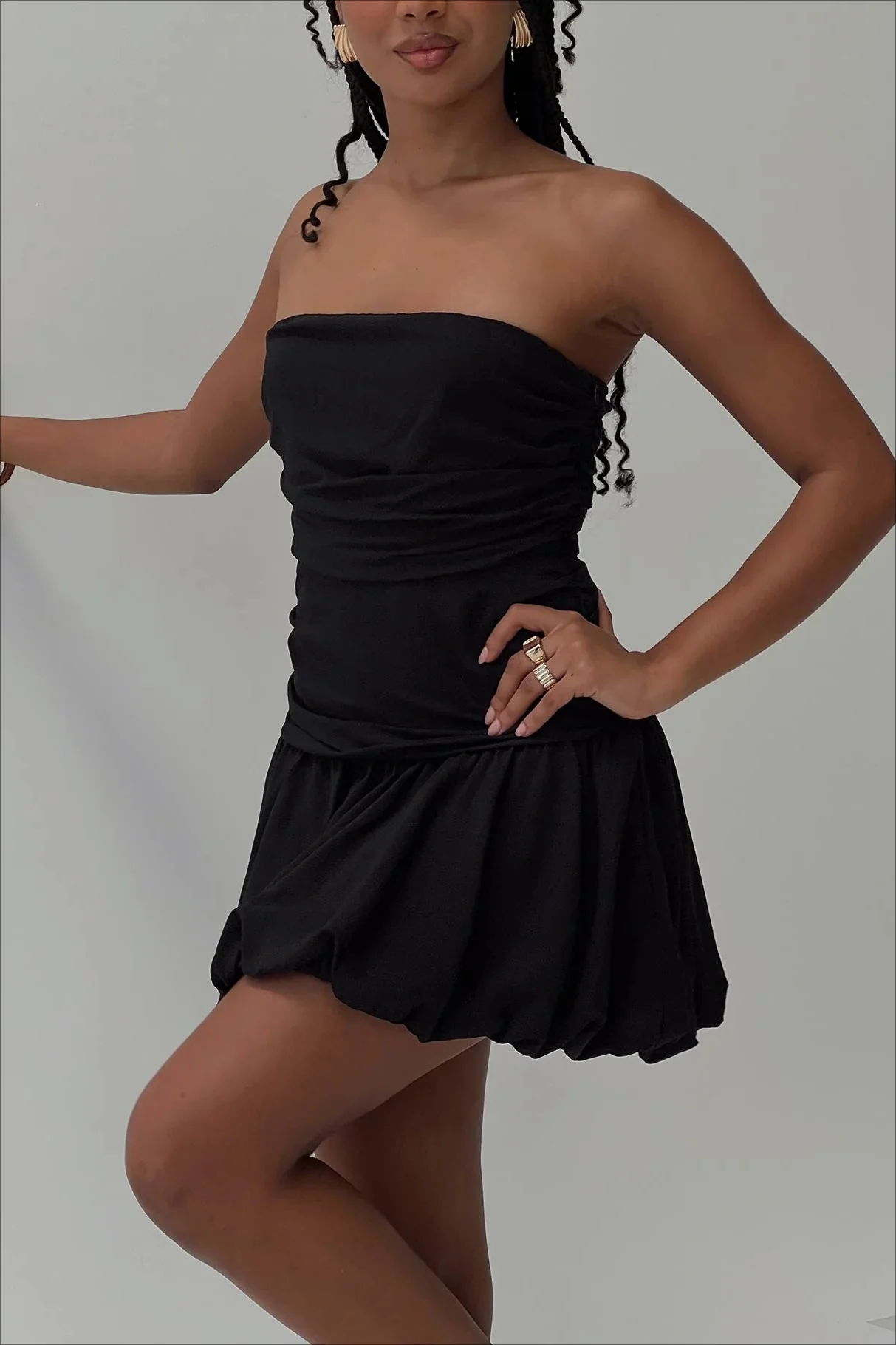 Strapless Bodycon Mini Party Dress - Image 12
