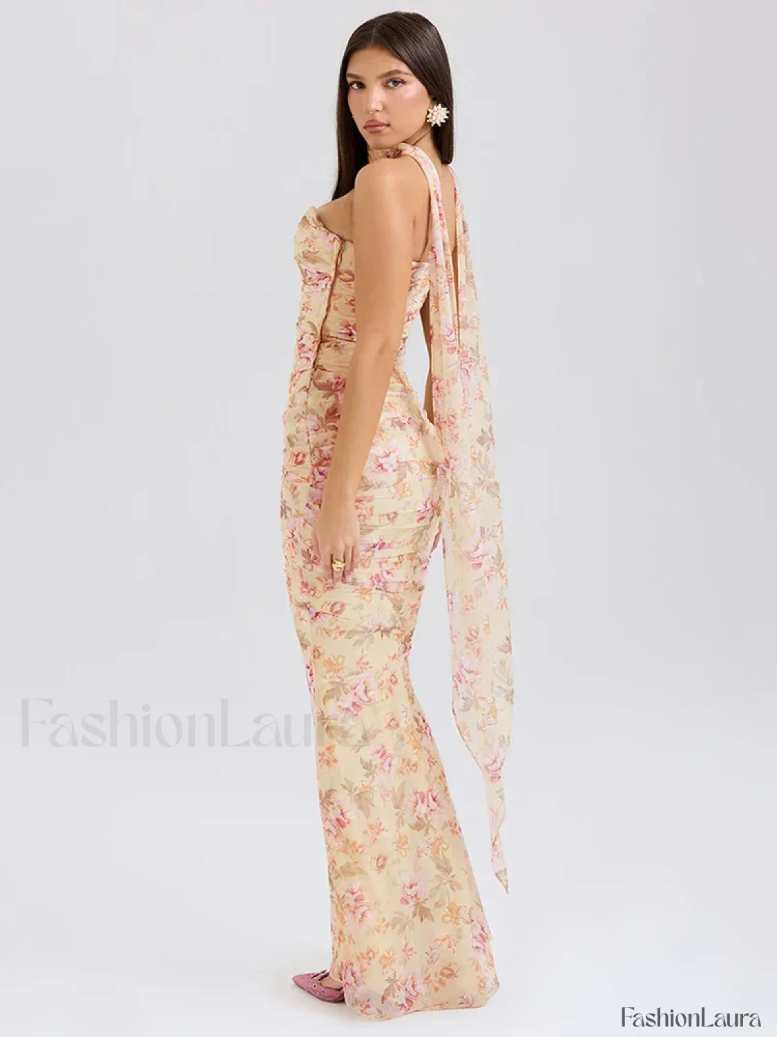 Strapless Skirt Two Piece Maxi Dress - Image 28