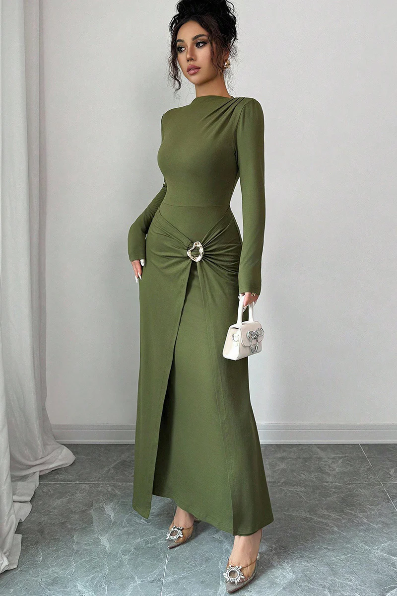 Stretch Knit Sleeveless Bodycon Dress - Image 3