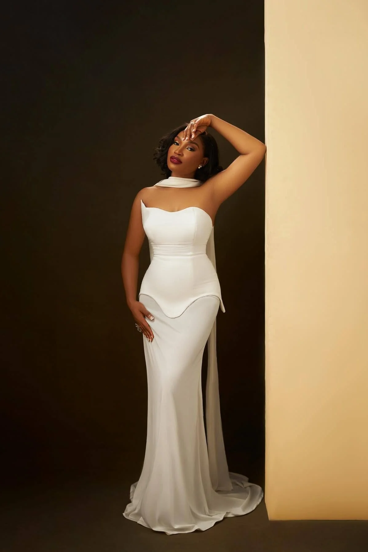 Stretch Tulle Bandage Mesh Formal Dress - Image 10