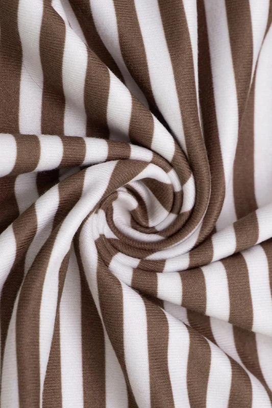 Striped Crew Neck Slim Fit Short Sleeve Tee - Image 15