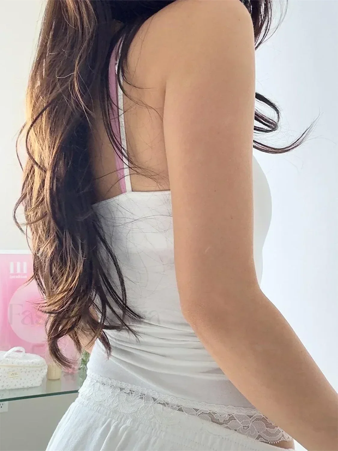Sweetheart 3D Bow Ruched Crop Top - Image 9