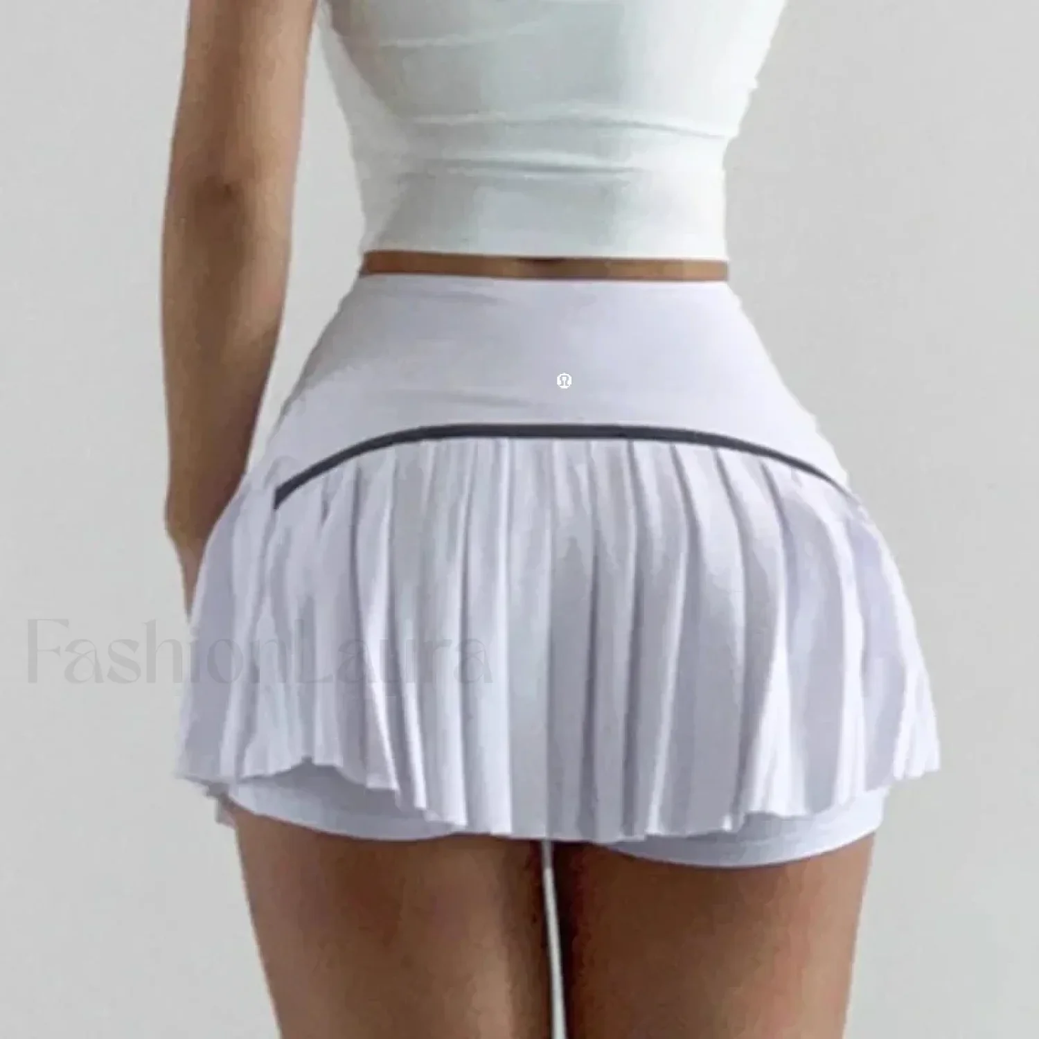 Tennis Pleated Sports Skirt - Image 3