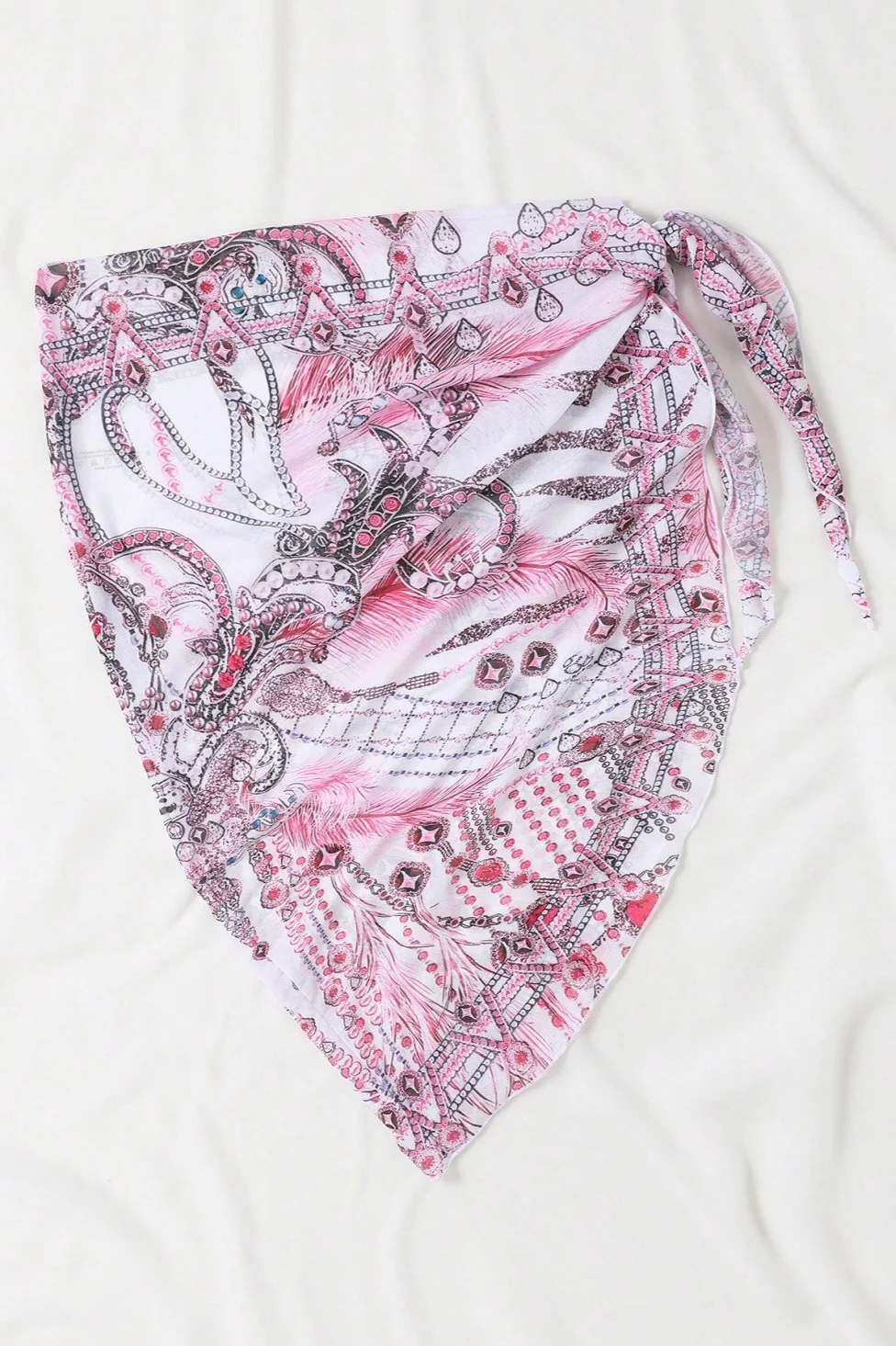 Tropical Print Sexy Beach Bikini Skirt - Image 3