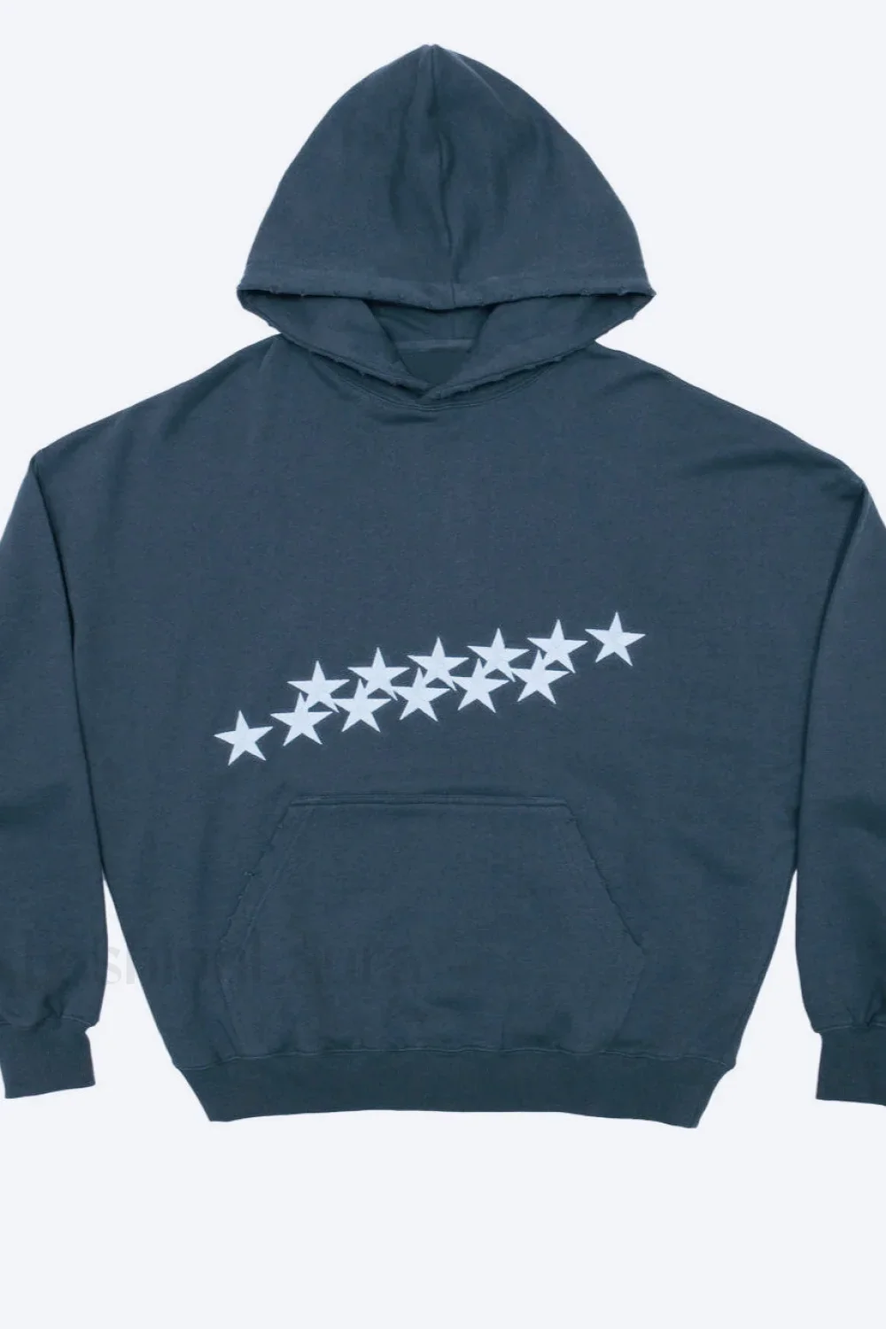 Unisex Star Print Hooded Hoodie - Image 5