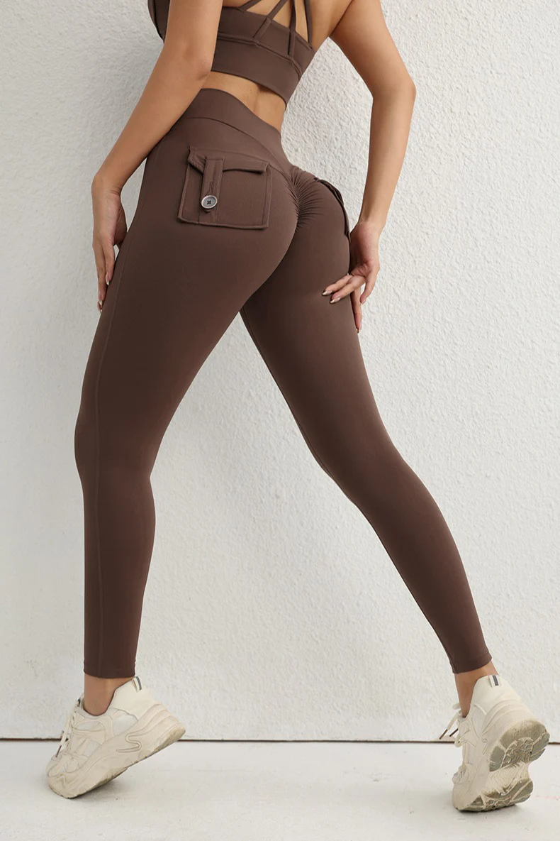 Utility Button High-Waist Booty Leggings - Image 18