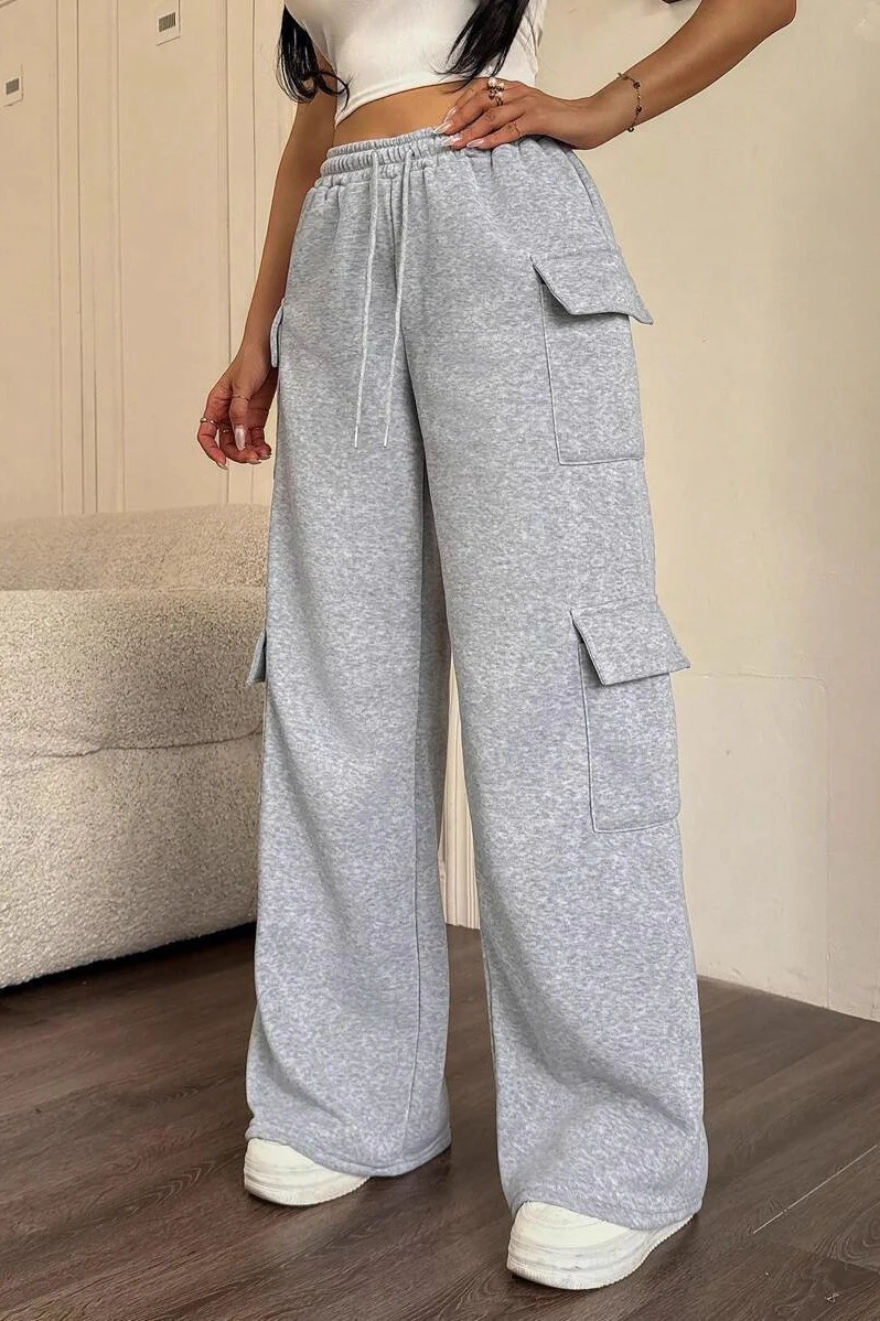 Utility Pocket Slim Fit Knit Pants - Image 4