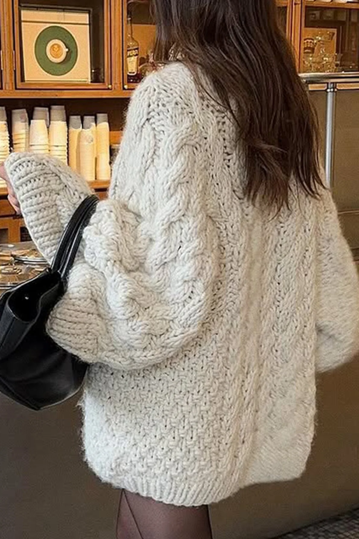 Vacation Style Cable Knit Sweater - Image 2