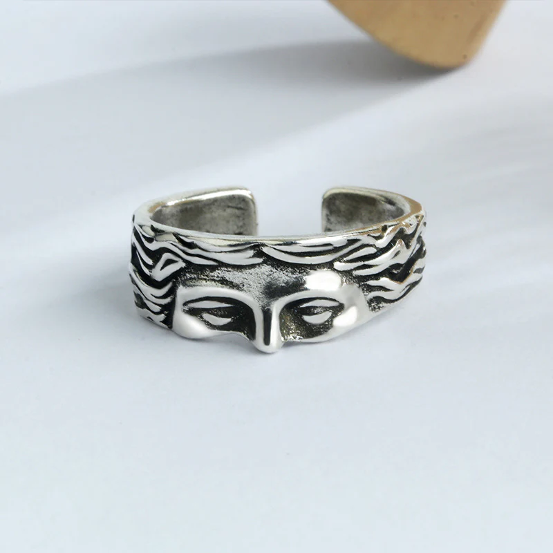 Venus Half Face Mask Unisex Open Knuckle Ring - Image 5