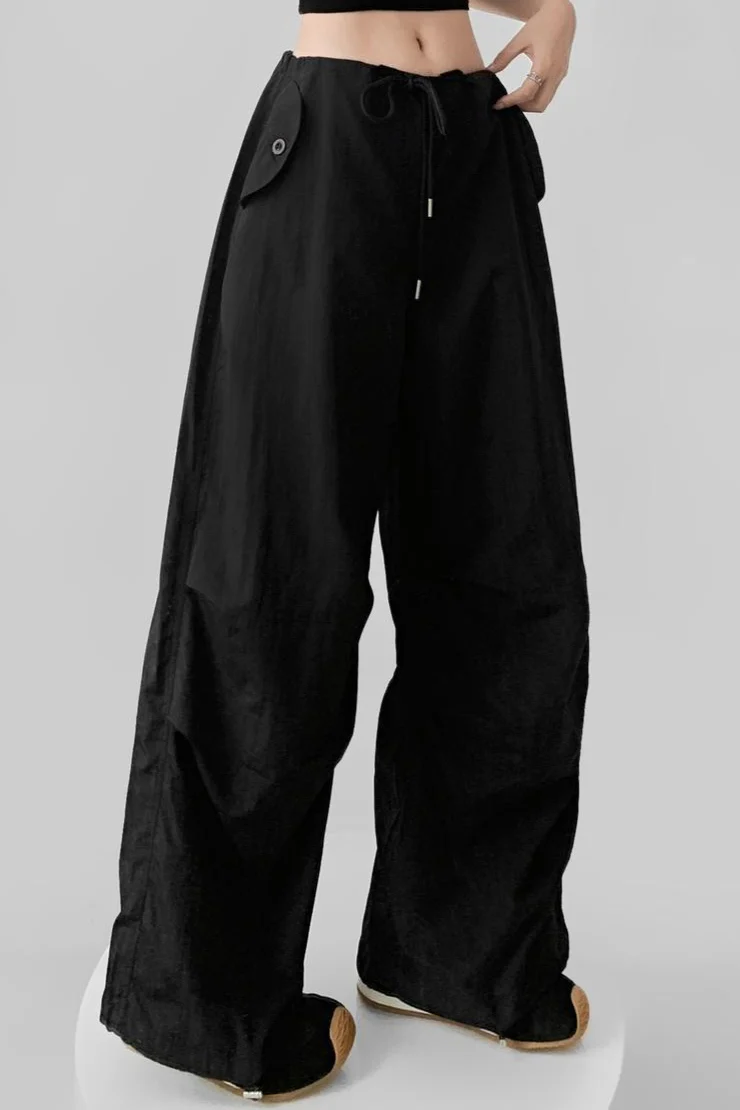 Vintage Cargo Wide Leg Relaxed Pants - Image 10