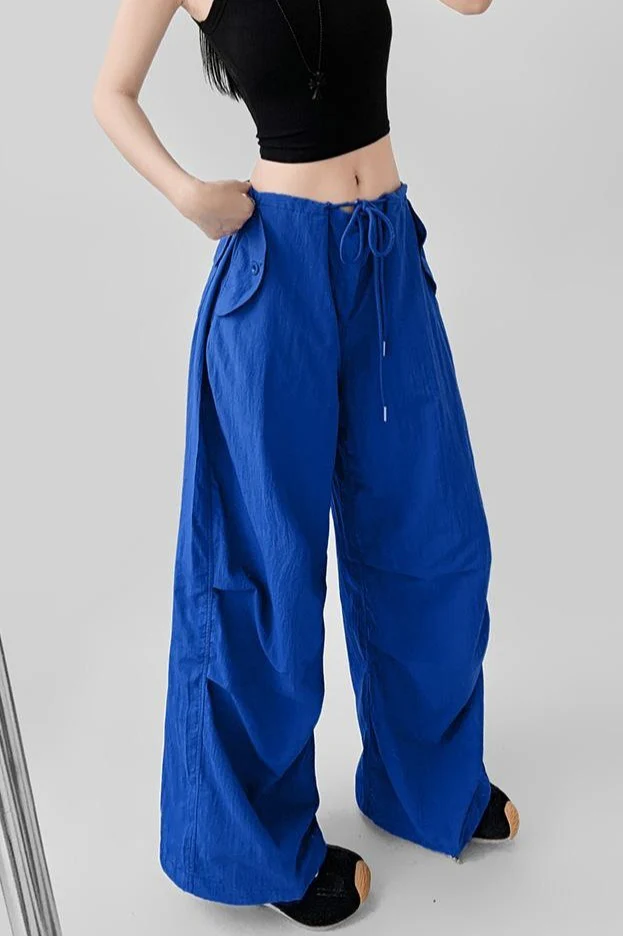 Vintage Cargo Wide Leg Relaxed Pants - Image 11