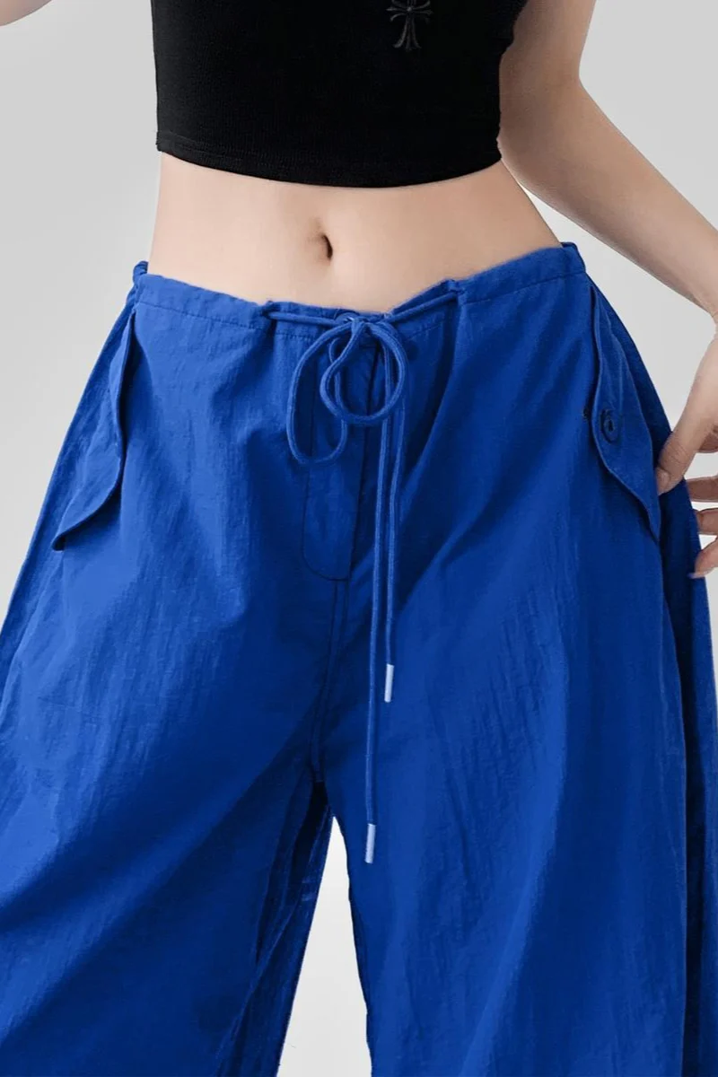 Vintage Cargo Wide Leg Relaxed Pants - Image 12