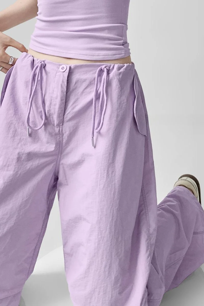 Vintage Cargo Wide Leg Relaxed Pants - Image 14