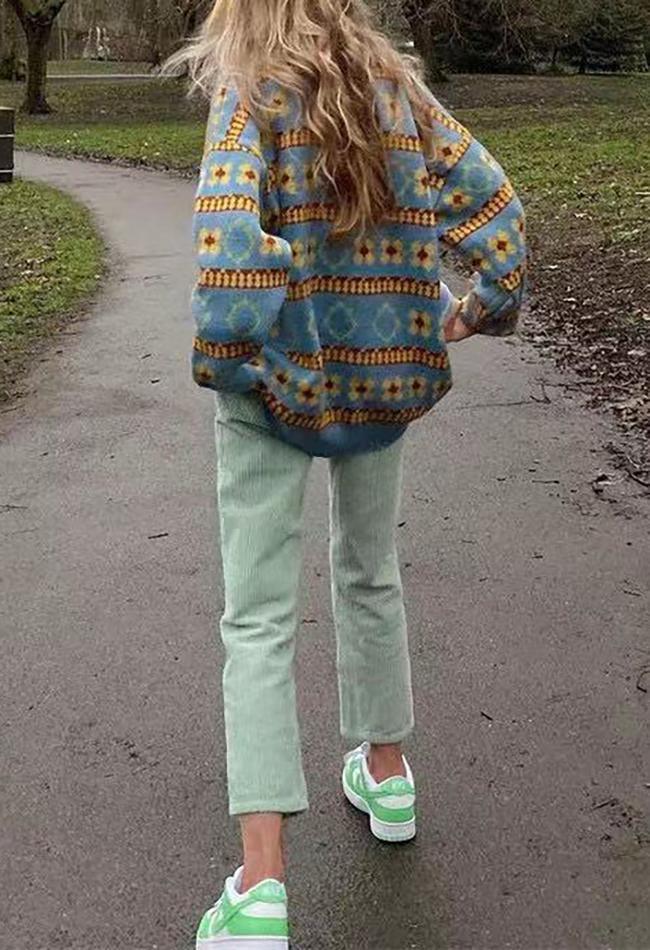 Vintage Floral Jumper Sweater - Image 3