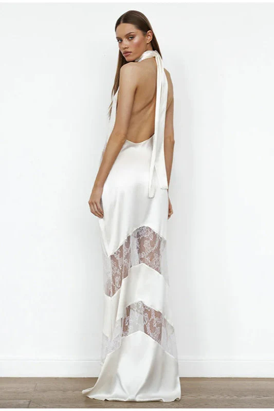 Vintage Lace Long Evening Boho Dress - Image 4