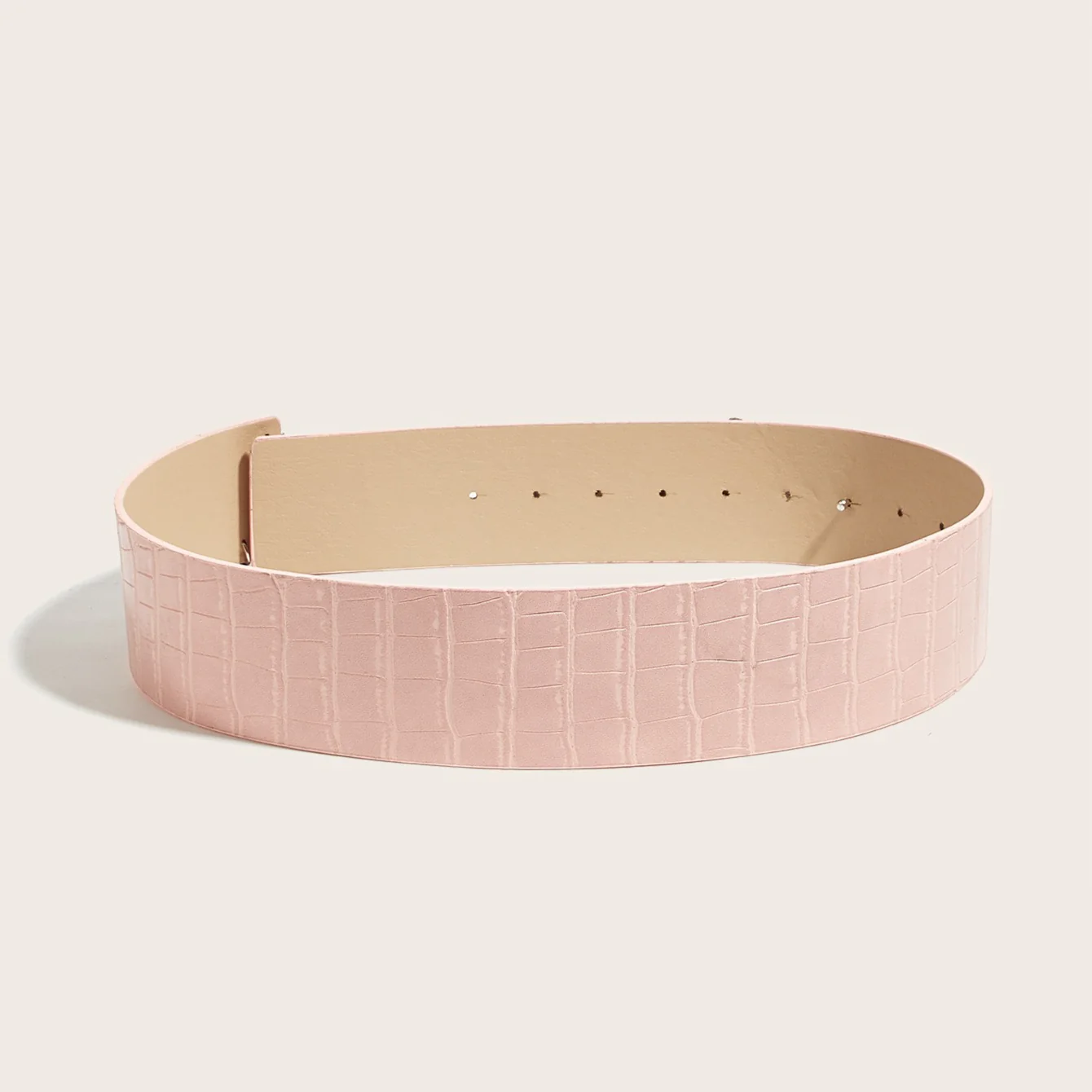Vintage Leather Butterfly Buckle Belt - Image 7