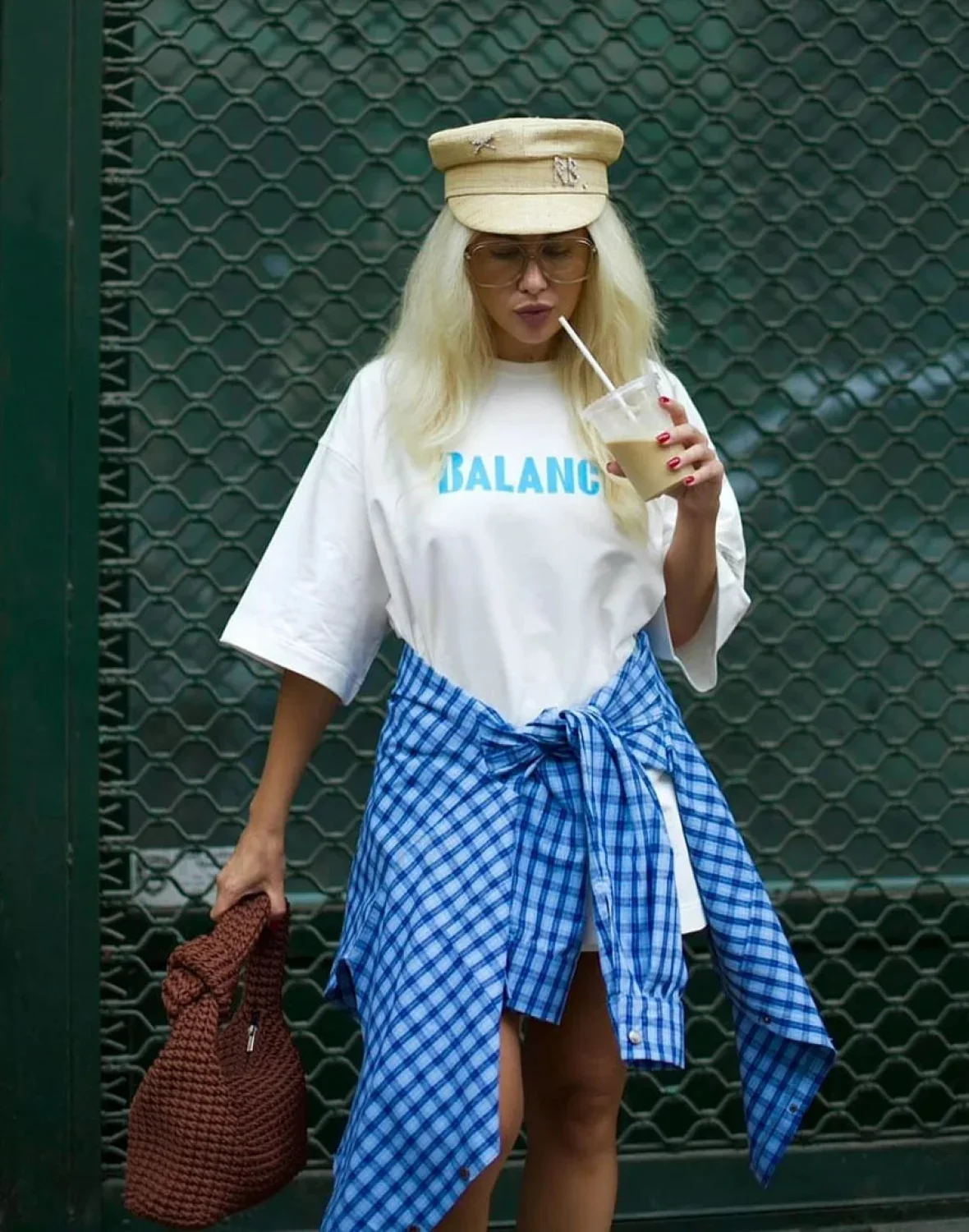 Vintage Letter Printed Cotton T-Shirt - Image 2