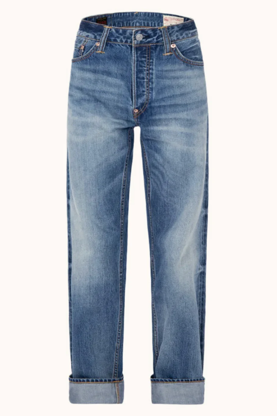 Vintage Letter Printed Loose Straight Leg Hip Hop Casual Jeans - Image 9