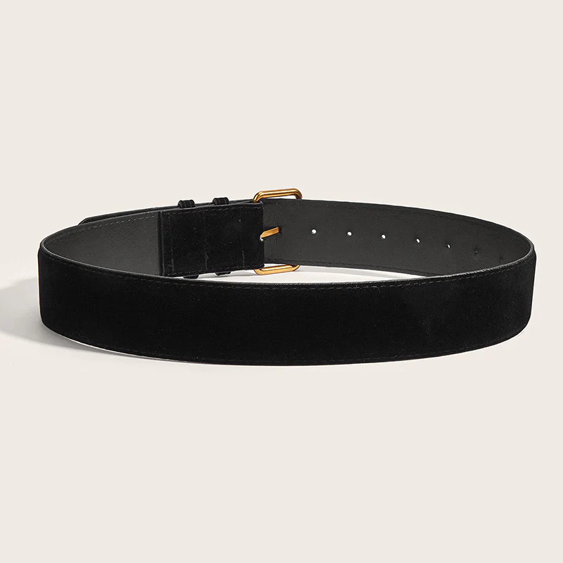 Vintage Suede Wide Waist Belt - Image 12