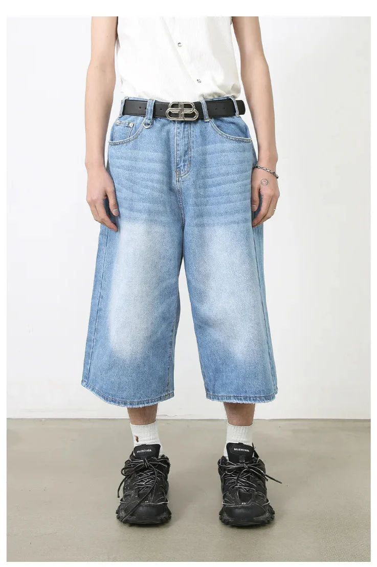Vintage Y2K Loose Cropped Jeans - Image 11