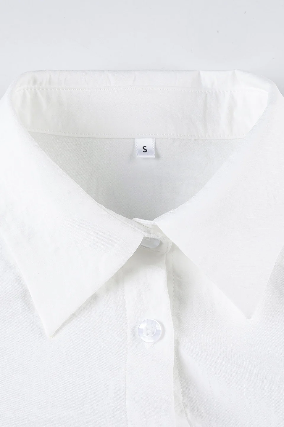 Waist Defining Flare Sleeve Blouse - Image 4