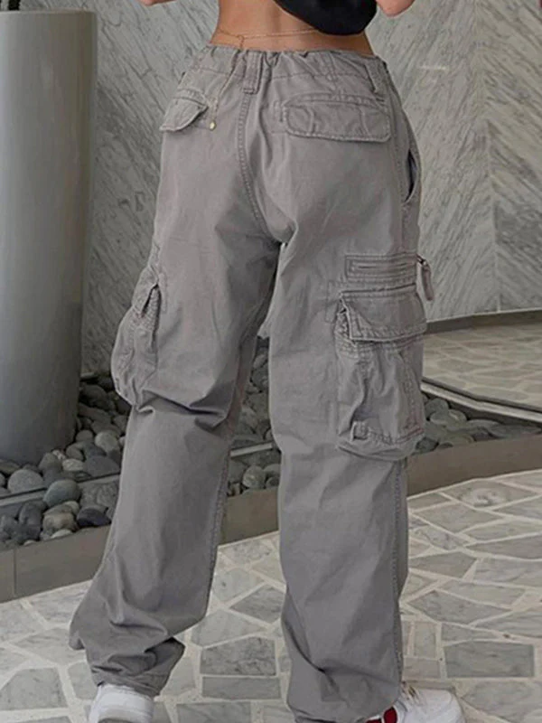 Washed Vintage Baggy Cargo Jeans - Image 3