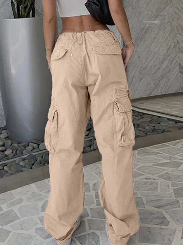 Washed Vintage Baggy Cargo Jeans - Image 6