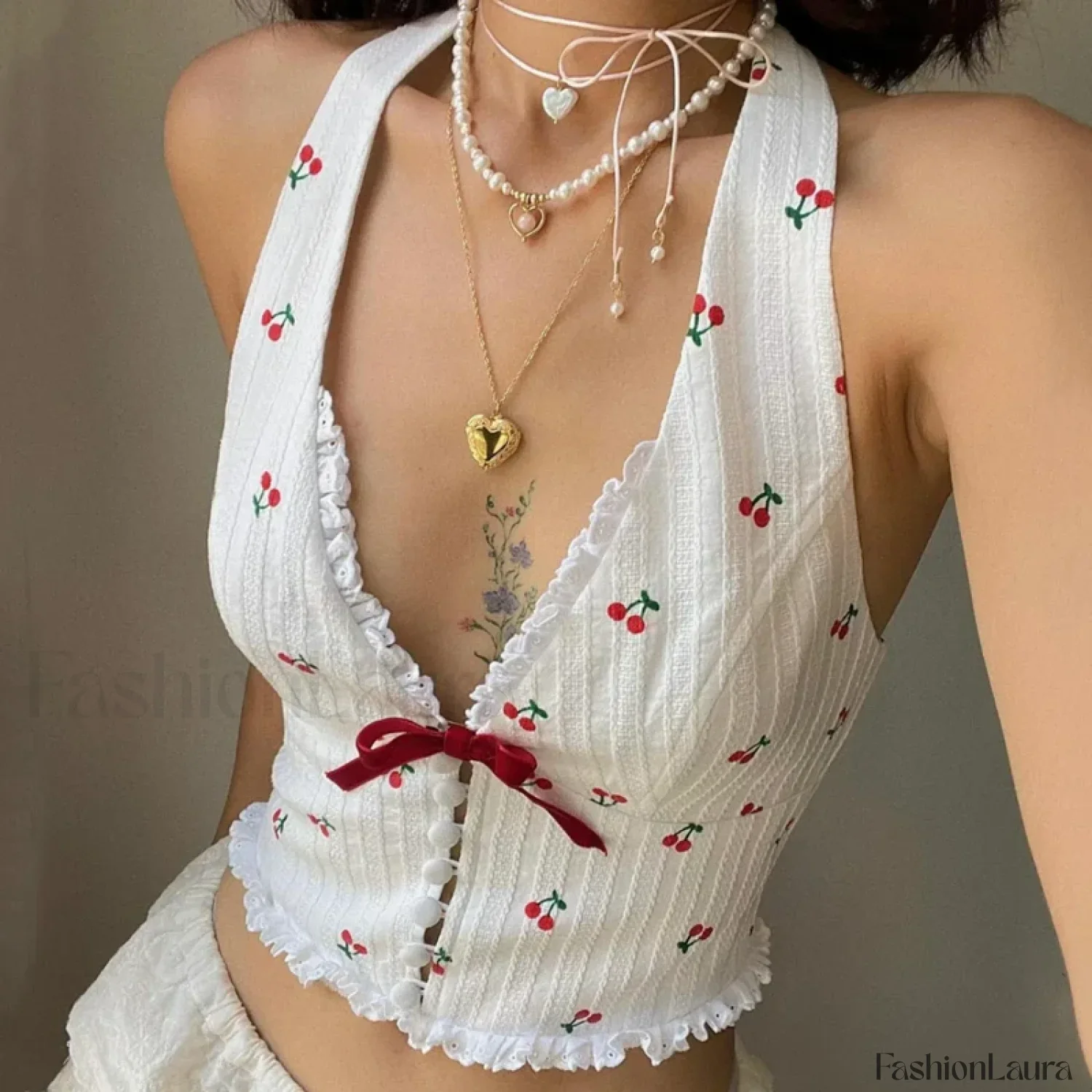 WhereMery Korean Fashion Halter Camis Tank Top - Image 11