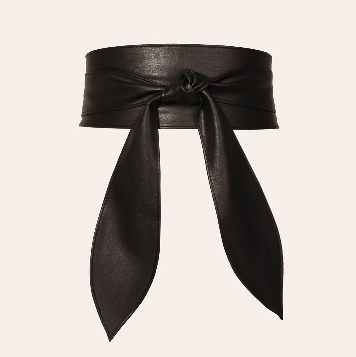 Wide Bow Tie Ribbon Waist Belt
