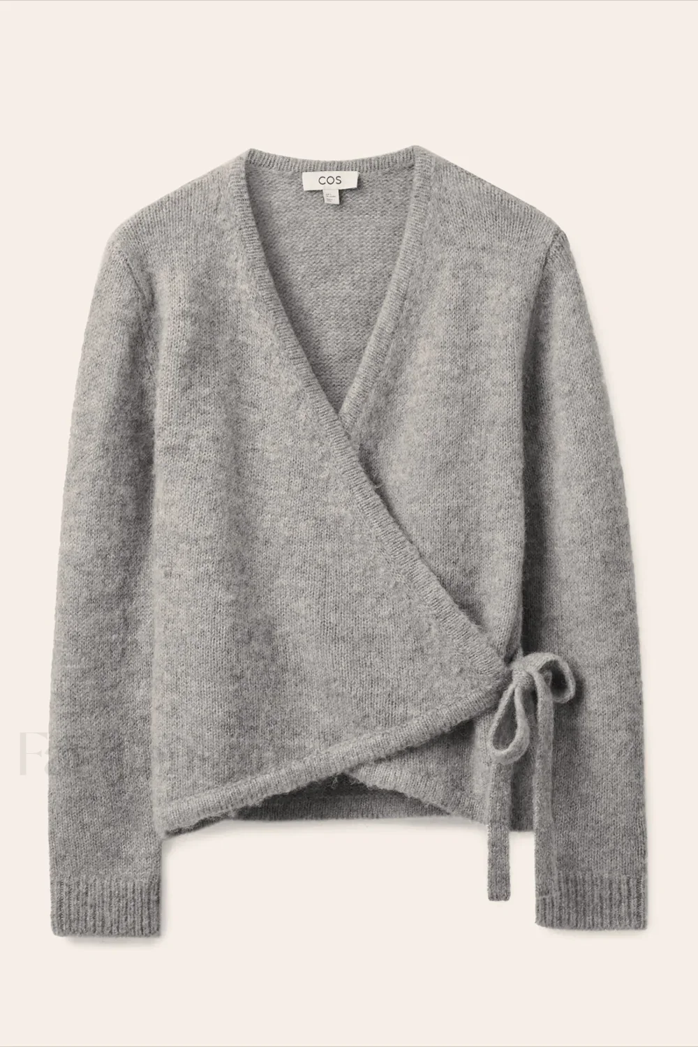 Winter Wool Blend Asymmetrical Cardigan - Image 5