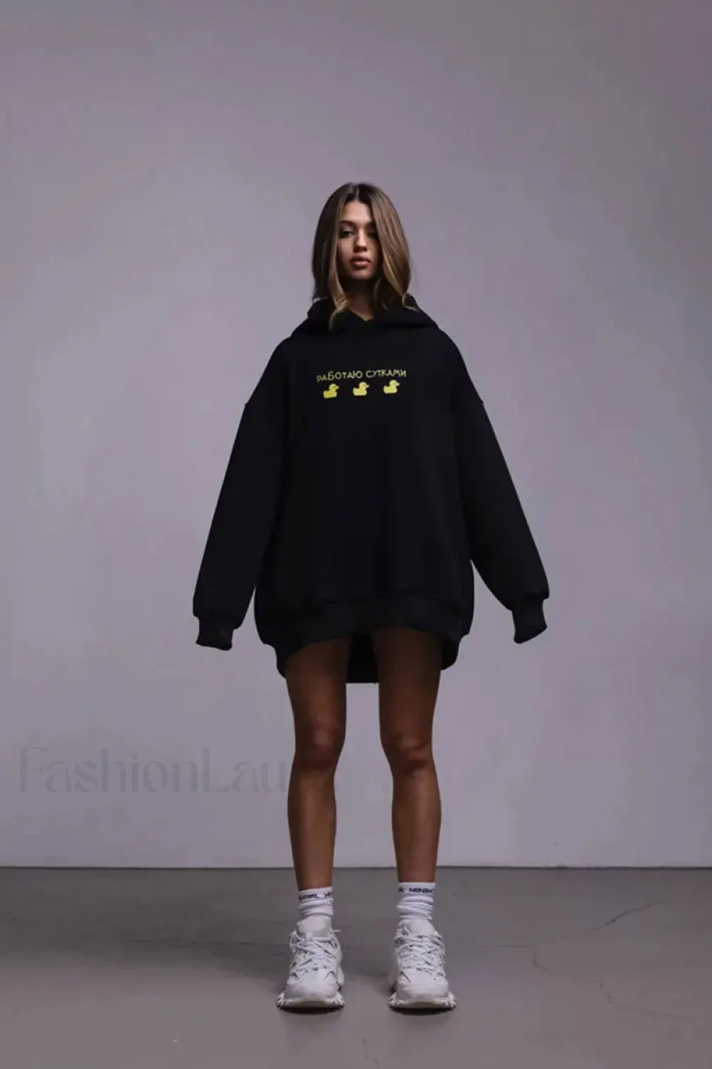 Women’s Casual Loose Fit Duck Print Hoodie - Image 10